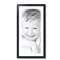 ArtToFrames 16x32" Matted Picture Frame with 12x28" Single Mat Photo Opening Framed in 1.25" Black and 2" Mat (FWM-3926-16x32)